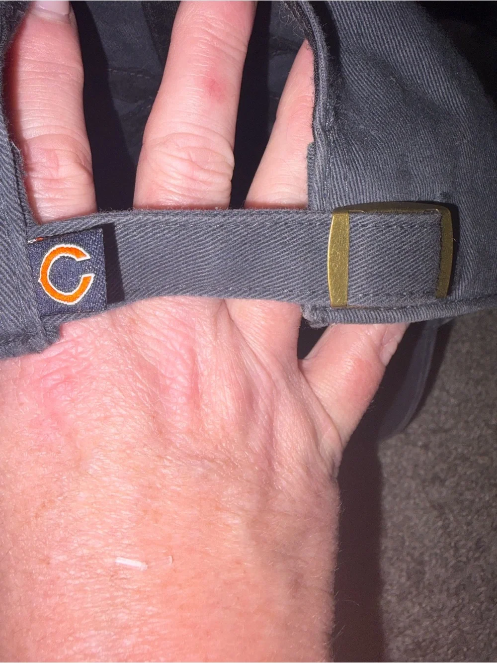 47 Brand Chicago Bears Navy Blue Baseball Hat One Size Adjustable Clean Up NFL